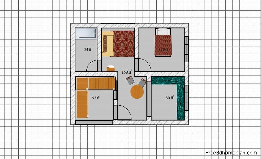 25X20sqft Plans Free Download Small Home Design Download