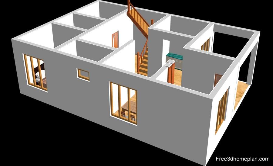 Featured image of post Small House Plans Free Download / These are complete houses, the working drawings that you can use to modify or.