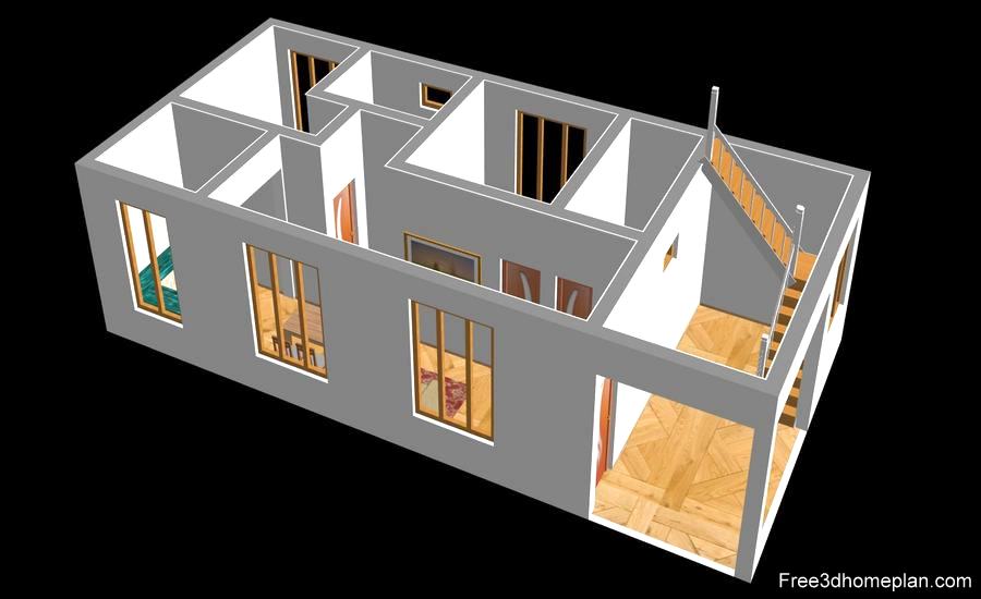 18x50sqft Plans Free Download Small Home Design Download Free 3D Home Plan 18x50sqft Plans Free Download Small Home Design Download Free 3D Home Plan